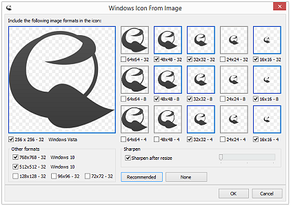 One Click Icon Creation