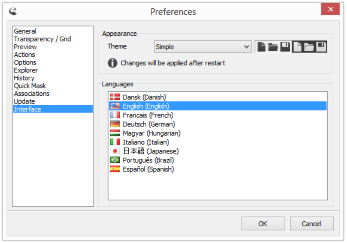 Preferences